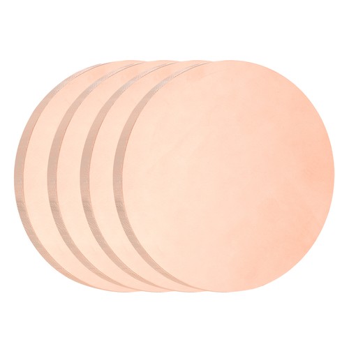 4pcs copper round plate 1 - copper,
