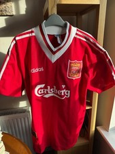 Liverpool FC 95/96 1995-1996 Home football shirt adult size Large LFC McManaman