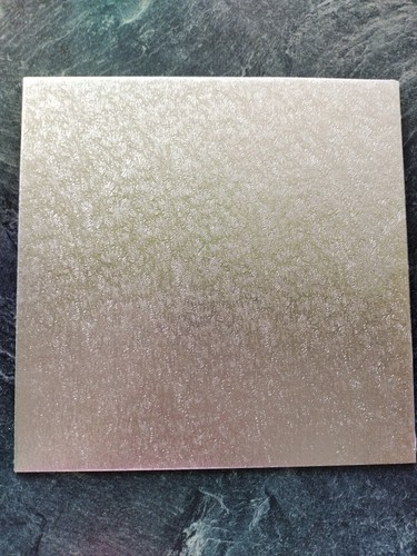 Square silver single thick - silver,