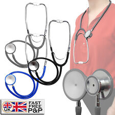 Dual Head EMT Aluminium Doctors Nurses Vet Student Medical Stethoscope 3 Colours