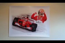 Michael and ralfl Schumacher F1 Prints
