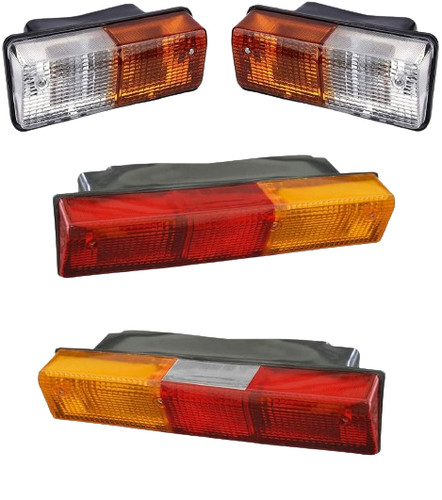 4pcs front and rear lamps - rear,