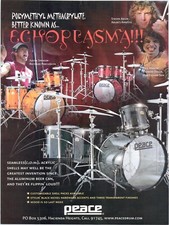2007 Peace Echoplasma Drum Kit