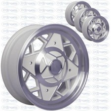 Alloy wheels model thousand miles white diamond finish attachment 4x190