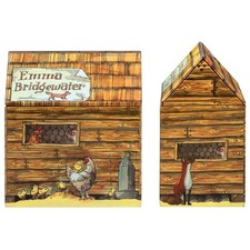 Emma Bridgewater Hen House Storage Tin Country Themed Size 12cm x 13cm x 7cm