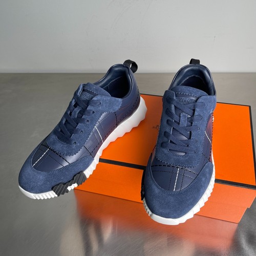 Hermès bouncing sneakers navy - sneakers,