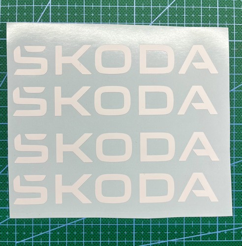 Skoda logo stickers 4pcs - .,