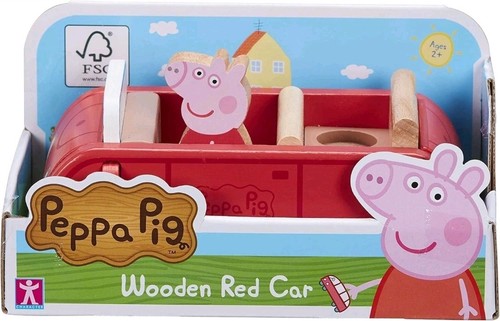 Peppa pig wooden - pig, red