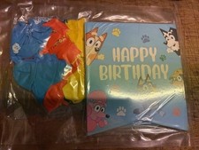 BLUEY Birthday pack, balloons
