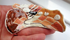 OXSHOTT ART POTTERY SCOTTISH HIGHLANDS CAT BACK DINGWALL ROSEMARY WREN SCULPTURE