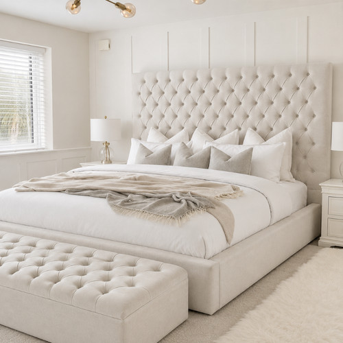 Chesterfield bed frame plush - chesterfield,