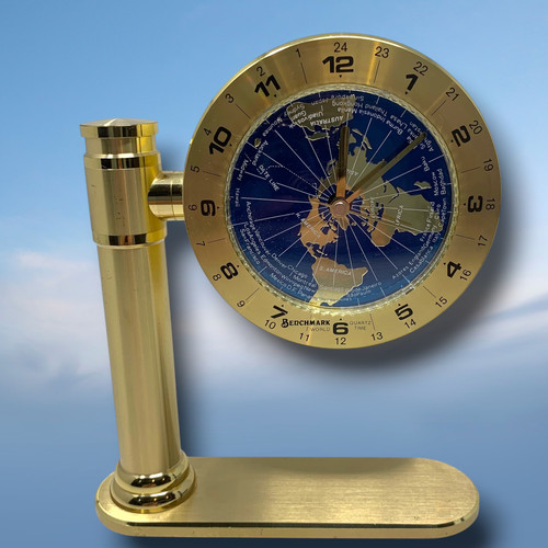 Vintage benchmark world time - benchmark,
