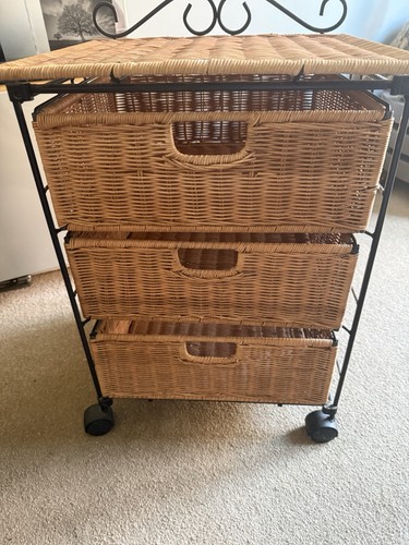 Drawers tier wicker - ,