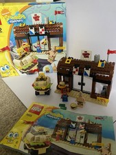 KRUSTY KRAB SPONGEBOB SQUAREPANTS LEGO SET 3833 WITH BOX USED SEE DESCRIPTION