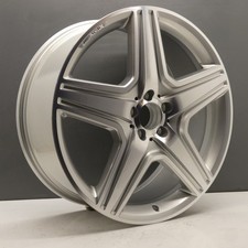 MERCEDES AMG ML ML63 SILVER 21" ALLOY WHEEL RIM 9J ET60 A1644015202 GENUINE X1