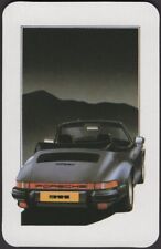 Playing Cards Single Card Old PORSCHE 944 CABRIOLET Sports Car Motor Advertising