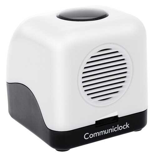 Talking clock radio - talking, controlled
