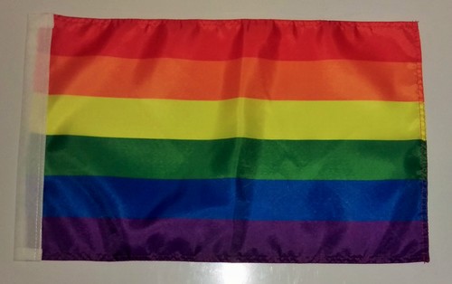 Rainbow flag 45cm 30cm - x,