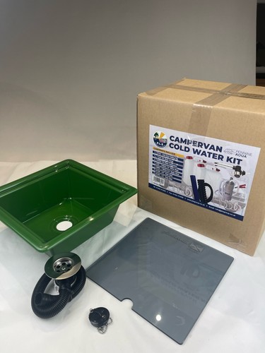 Square acrylic sink green - square,