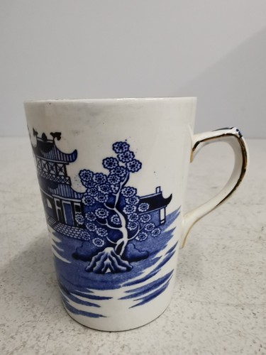 Burleigh ware blue willow gold - willow,