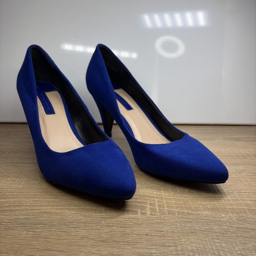 Royal blue faux suede - royal,