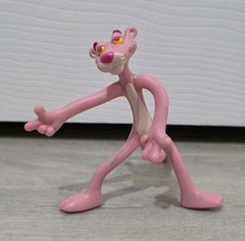 VINTAGE PINK PANTHER FIGURE - POSABLE / BENDABLE - UA CORP 1999 99 RETRO TOY