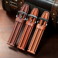 Oil wax leather watch strap - leather,