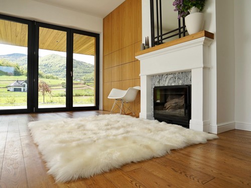Sheepskin rug rectangle x - rectangle, 80"
