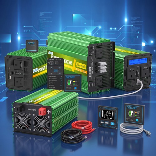 Edecoa power inverter 12v - edecoa, 240v