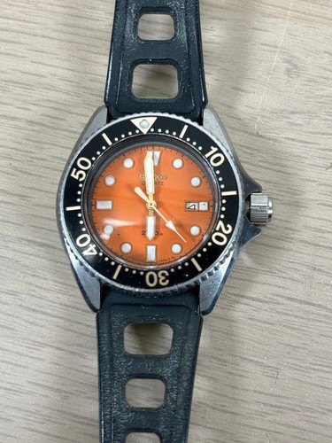 Seiko 2a22 0170 orange - seiko,