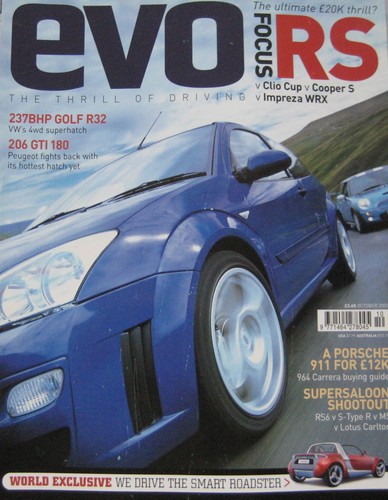 Evo october 2002 - october, featuring