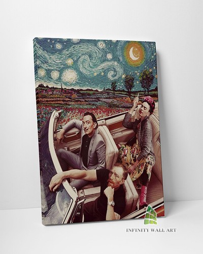Kahlo van gogh dali - van,