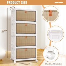 3 4 5 Tier Plastic Storage