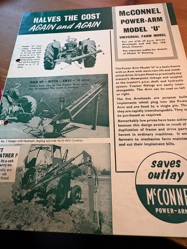 Vintage mcconnel power arm - mcconnel,
