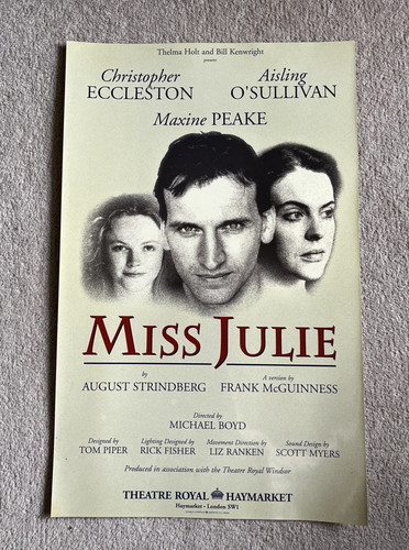 Miss julie original theatre - julie,