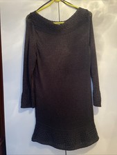 M&S Per Una Black Long Knitted