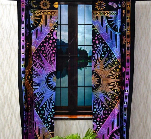 Indian mandala curtains hippie - indian,