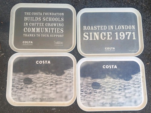 Costa coffee tea tray - tea, x4