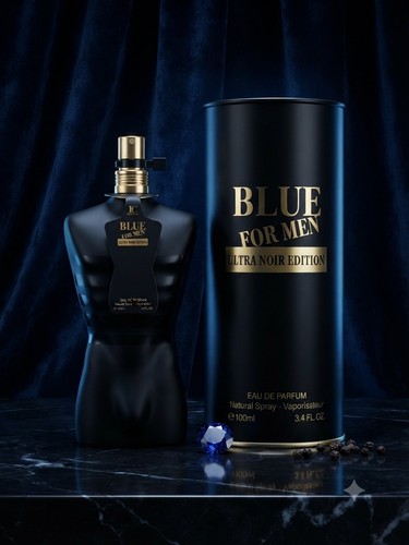 Blue for men - for, noir