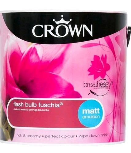 Crown flash bulb fuchsia - crown, walls