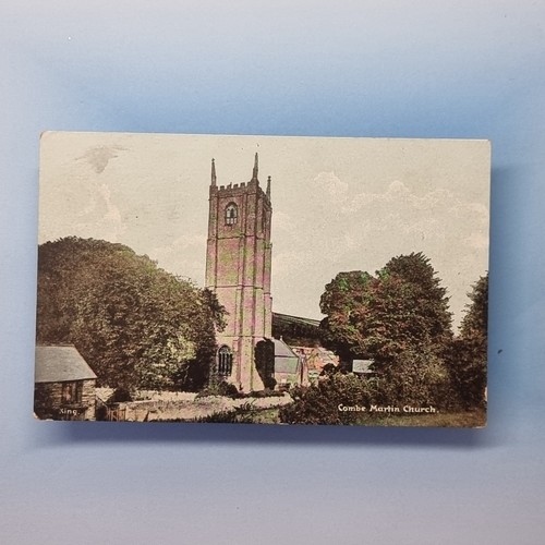Combe martin postcard c1915 - martin,