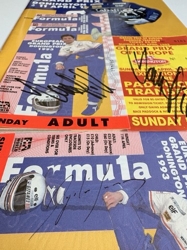 Ayrton senna signed 1993 - ayrton,