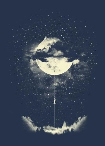 Moon climbing premium - climbing, poster