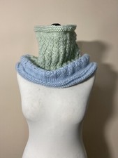 Hand Knitted Alpaca Wool Snood Cowl Scarf