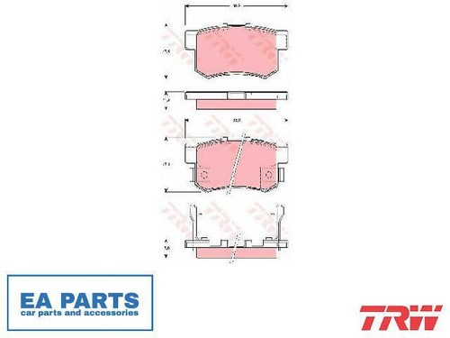 Brake pad set disc - brake,