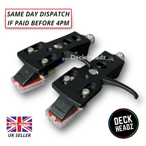 Black headshells with - x,