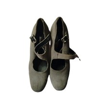 Evans Grey Suede Leather