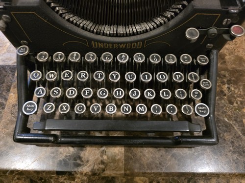 Antique 1920s underwood 5 - underwood,