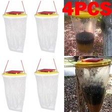 4Pack Red Top Fly Trap Bag