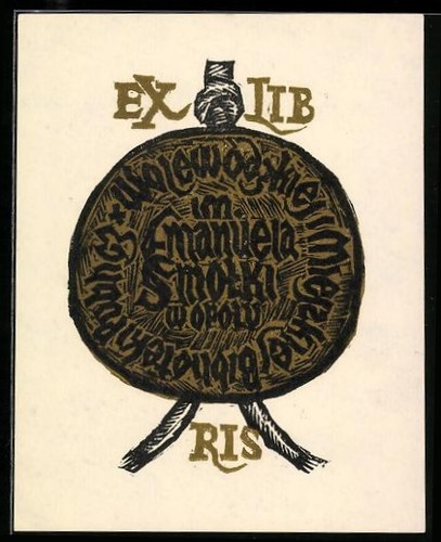 Exlibris emanuela smolki - exlibris,